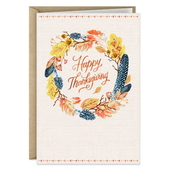A Day Full of Gratitude Thanksgiving Card