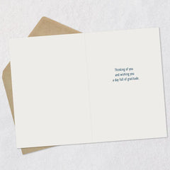A Day Full of Gratitude Thanksgiving Card