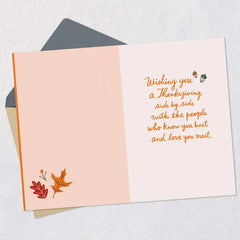 Love You All Thanksgiving Card for Sister and Family