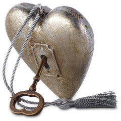 To the Moon Art Heart Sculpture, 4"