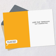 Keeping Therapists Busy Funny Thanksgiving Card