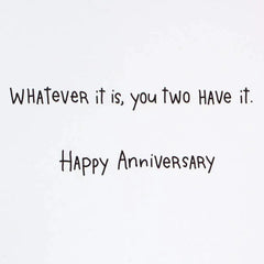 The Secret to a Happy Marriage Funny Anniversary Card for Couple