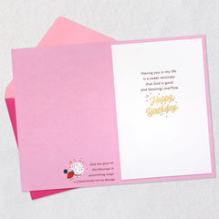 You're a Sweet Reminder of God's Blessings Religious Birthday Card