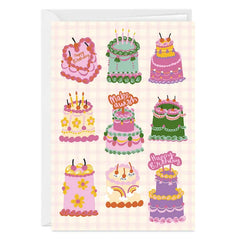 Elegant Cakes Custom Birthday Card