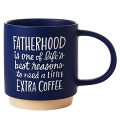 Fatherhood Extra Coffee Funny Mug, 16 oz.
