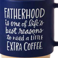Fatherhood Extra Coffee Funny Mug, 16 oz.