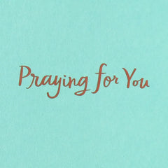 Asking God to Hold On Extra Tight Religious Thinking of You Card