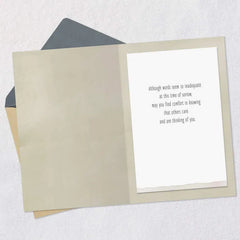 Thinking About You Sympathy Card for Loss of Grandson