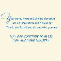 Bless Your Ministry Religious Clergy Appreciation Card