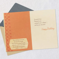 Pride and Love Religious Birthday Card for Son