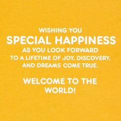 Happy 100 Days Felt Puppy New Baby Card