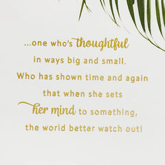 Amazing, Inspiring Woman Birthday Card for Her