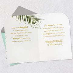 Amazing, Inspiring Woman Birthday Card for Her