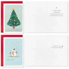 Festive Fun Boxed Christmas Cards Assortment, Pack of 24