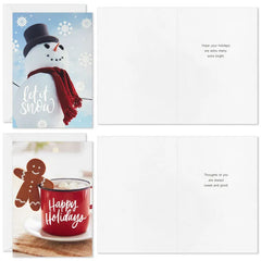 Winter Cheer Assorted Boxed Christmas Cards, Pack of 12