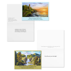 Landscape Artwork Assorted Religious Encouragement Cards, Box of 12