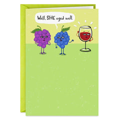 Fine Wine Funny Birthday Card