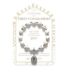 Jilzarah First Communion Beaded Bracelet for Kids