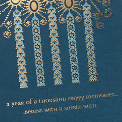Wish for Happiness Candles Birthday Card