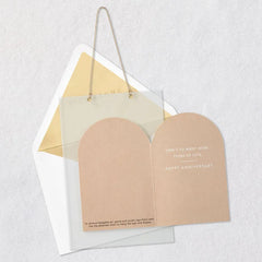Many More Years of Love Anniversary Card with Hangable Art