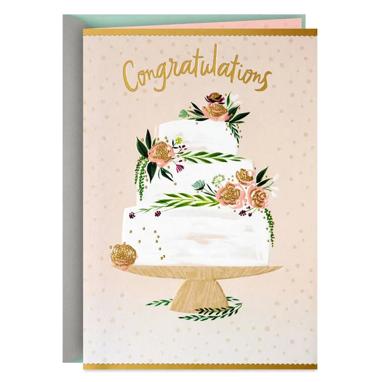 A Lifetime of Dreams Come True Wedding Card