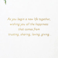 A Lifetime of Dreams Come True Wedding Card