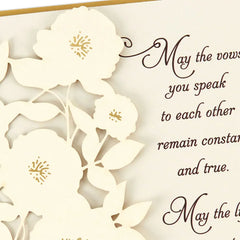 Wishes for Happiness Wedding Card