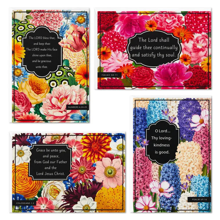 Abundant Blessings Assorted Religious Thinking of You Cards, Box of 12