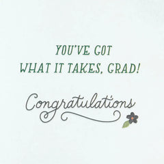 Brave, Brilliant and Bold Like a Girl Graduation Card for Her
