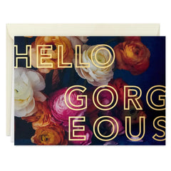 Floral Hello Gorgeous Boxed Blank Notes, Pack of 10