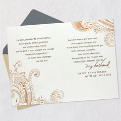 So Glad You're Mine Anniversary Card for Husband From Wife