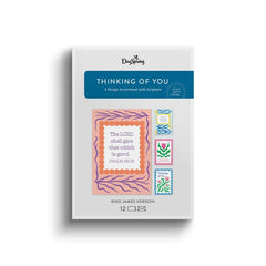 Vibrant Florals Assorted Religious Thinking of You Cards, Box of 12