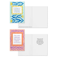 Vibrant Florals Assorted Religious Thinking of You Cards, Box of 12