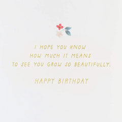 Picked Just for You Birthday Card for Daughter