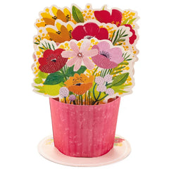 Beautiful You Flower Bouquet 3D Pop-Up Card