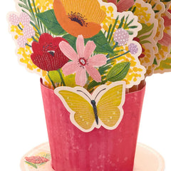 Beautiful You Flower Bouquet 3D Pop-Up Card