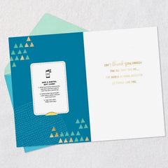 So Grateful for You Gift Card Greeting Thank-You Card