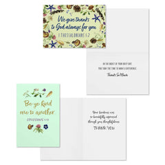 Simple Nature Assorted Religious Thank You Cards, Box of 12