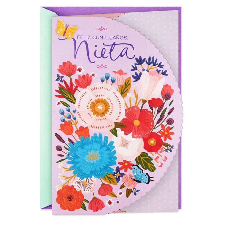 How Loved You Are Spanish-Language Birthday Card for Granddaughter