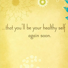 Sending Healing, Happy Thoughts Get Well Card