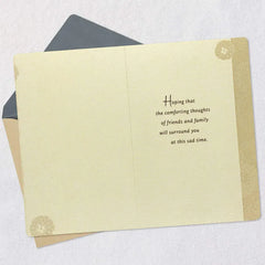 Comforting Thoughts Are With You Sympathy Card