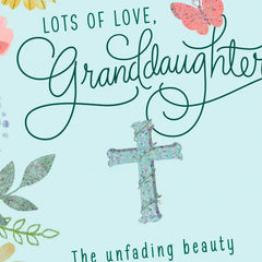 A Special Day to Celebrate All the Good Things Religious Confirmation Card for Granddaughter