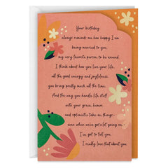 So Happy Being Married to You Birthday Card for Wife