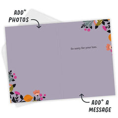 Remembering Custom Sympathy Card