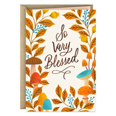So Very Blessed Thanksgiving Card