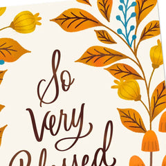 So Very Blessed Thanksgiving Card