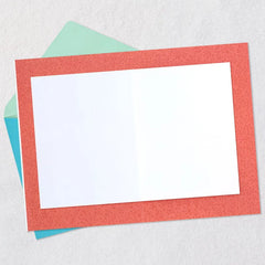 Folk Art Flowers Blank Card