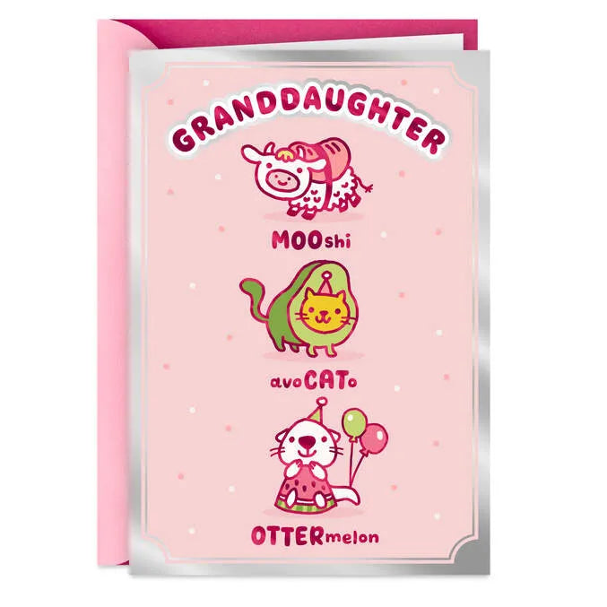 Nothing Cuter Than You Birthday Card for Granddaughter