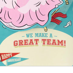 Marriage Is Like Football Funny Anniversary Card