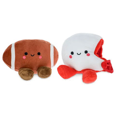 Better Together Football and Helmet Magnetic Plush Pair, 5" H